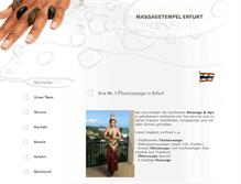 Tablet Screenshot of massagetempel-erfurt.de